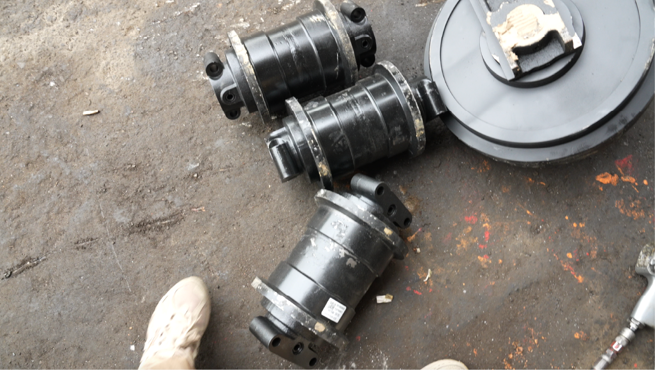 Track Roller Replacing